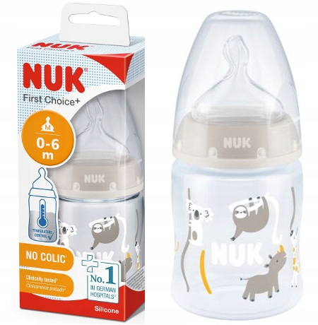 

Nuk butelka 150ml silikon 0-6 wskaźnik temperatury