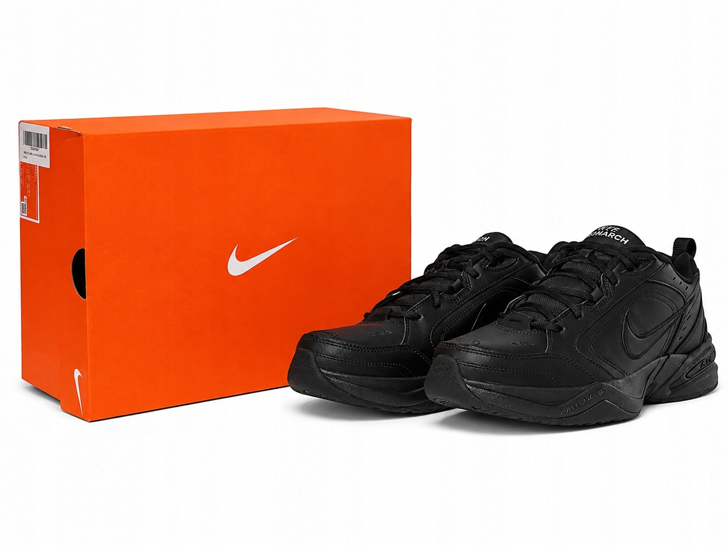 Nike Air Monarch IV 415445001 Czarne Sneakersy Skórzane r. 43