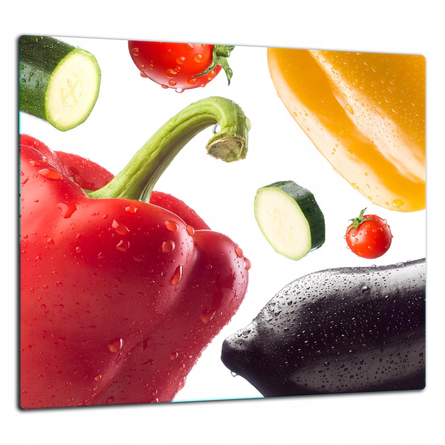 Skleněná Ochranná Deska Panel Lepidlo 65x60 Paprika
