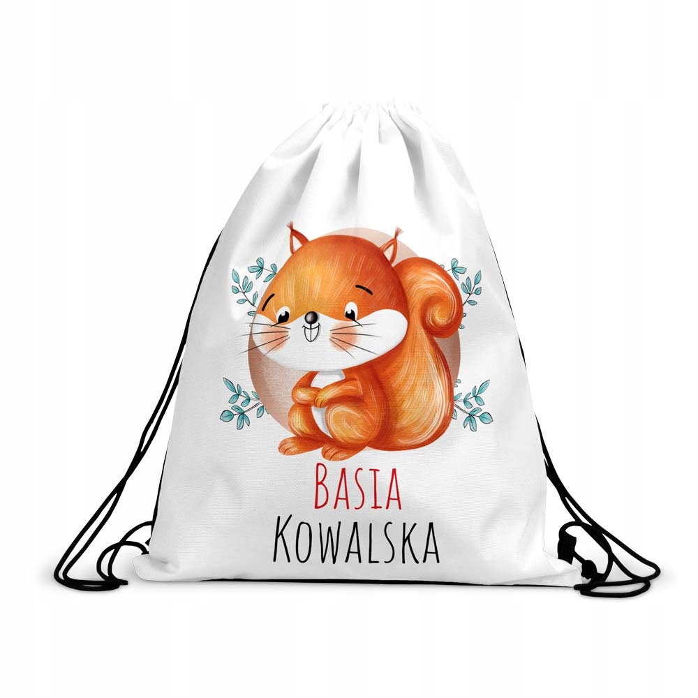 

Worek Plecak Do Przedszkola Na Buty Imię Wiewiórka