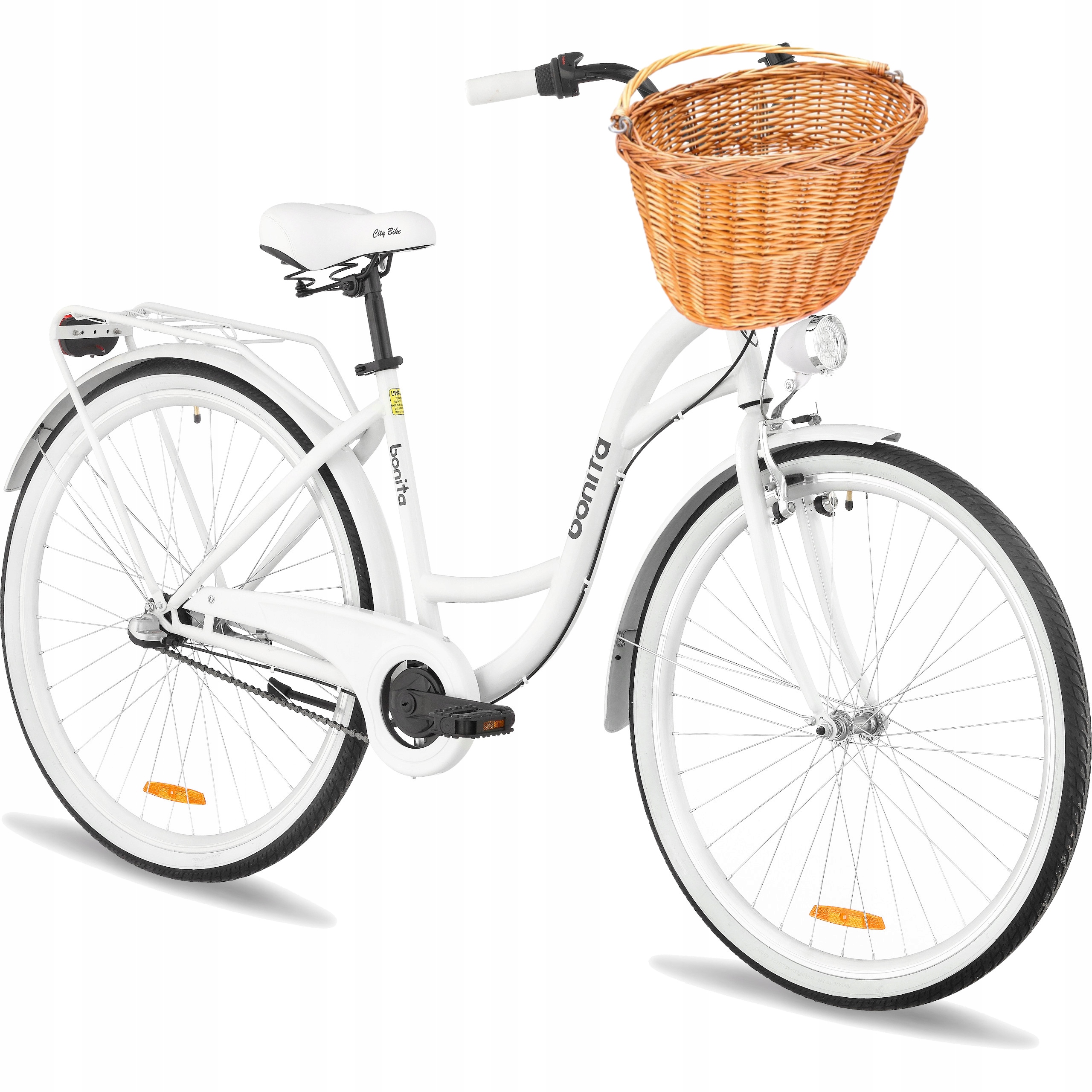 Rower Damski Miejski 28 Lekka Damka Orlando City Eco Shimano 3 bieg