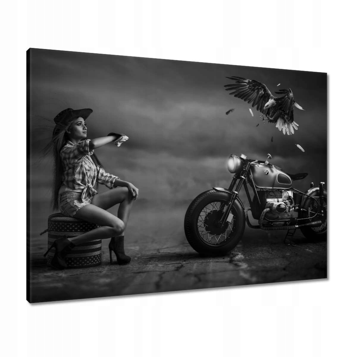 Obrazy 80x60 Motocykl a dívka