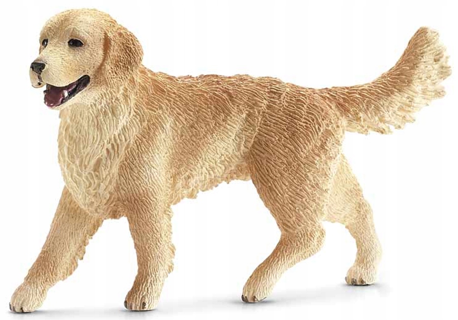 SCHLEICH 16395 PIES - GOLDEN RETRIEVER SUCZKA FIGURKA KOLEKCJONERSKA