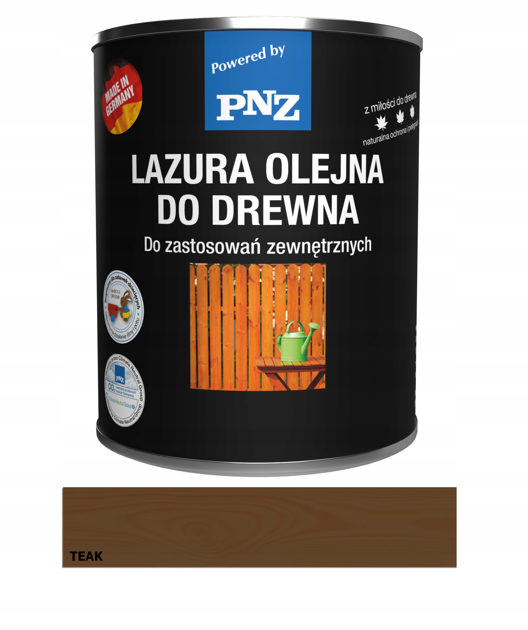 

Pnz Lazura Olejna do drewna 100ml Teak