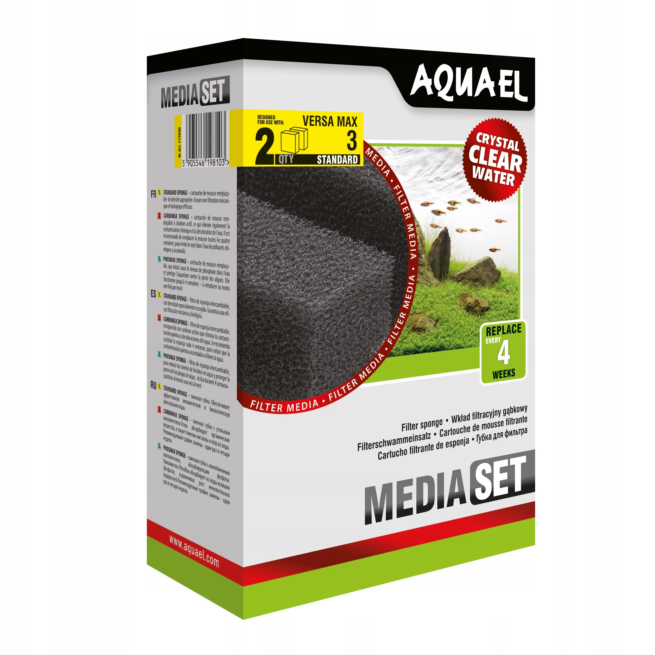 

Aquael Wkład Gąbkowy FZN-3 (2 szt.)