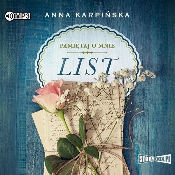 PAMIĘTAJ O MNIE T.1 LIST AUDIOBOOK, ANNA KARPIŃSKA