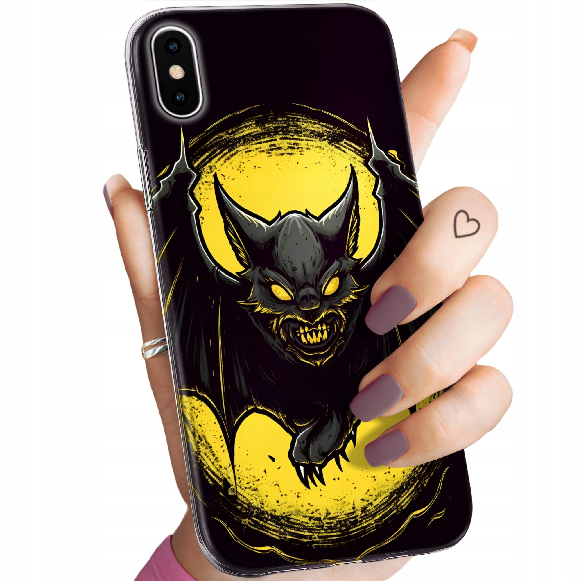 Etui Do Iphone Xs Max Nietoperz Bat Obudowa Pokrowiec Case