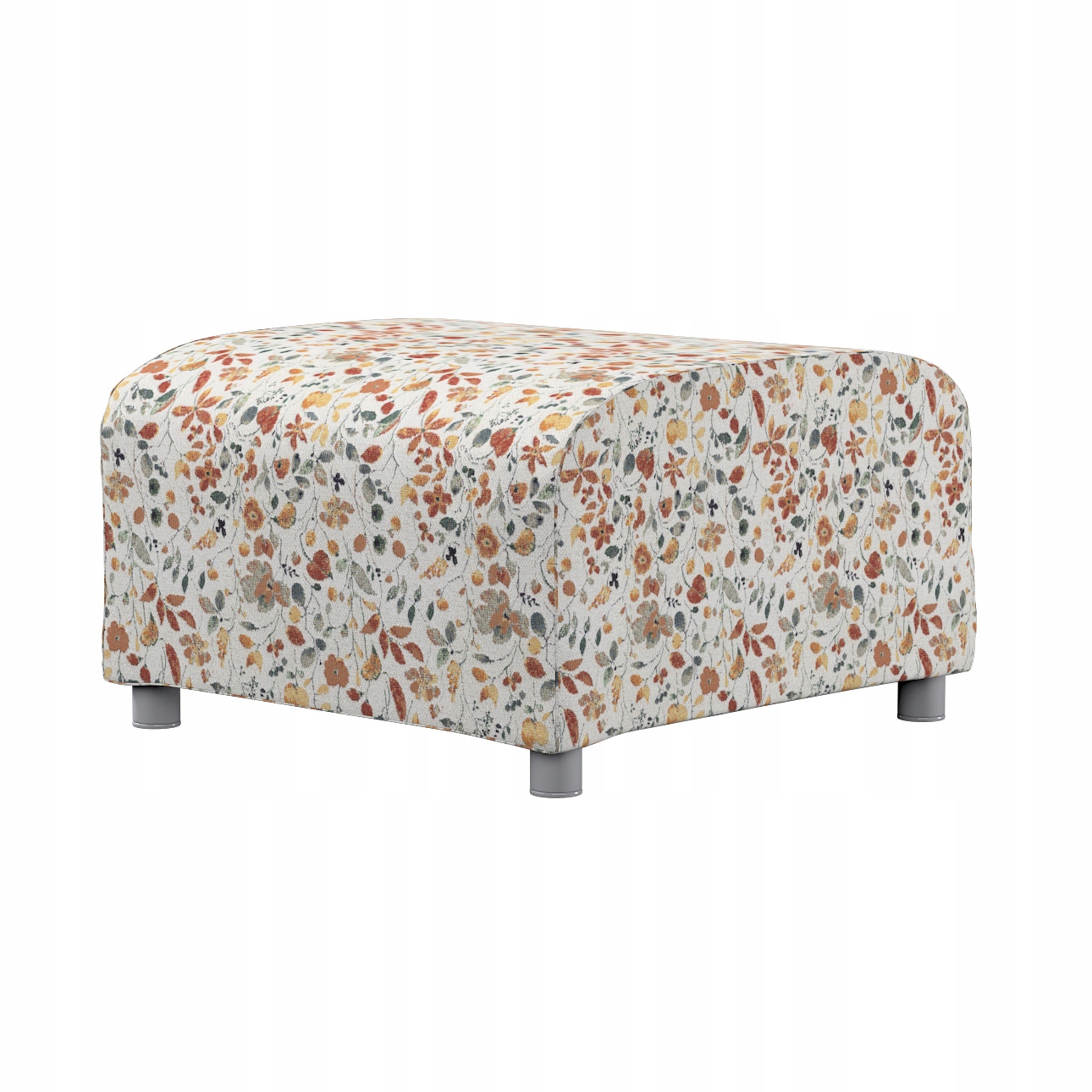 Obal na podnožku Klippan Ikea oranžovo-zelený