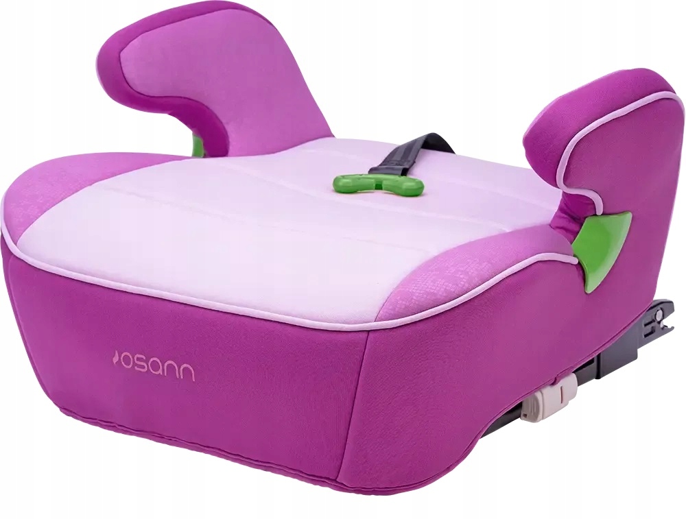 Podstawka Junior Isofix Pixel Berry + Mata Ochronna Mini Rozmiar 15-36 kg