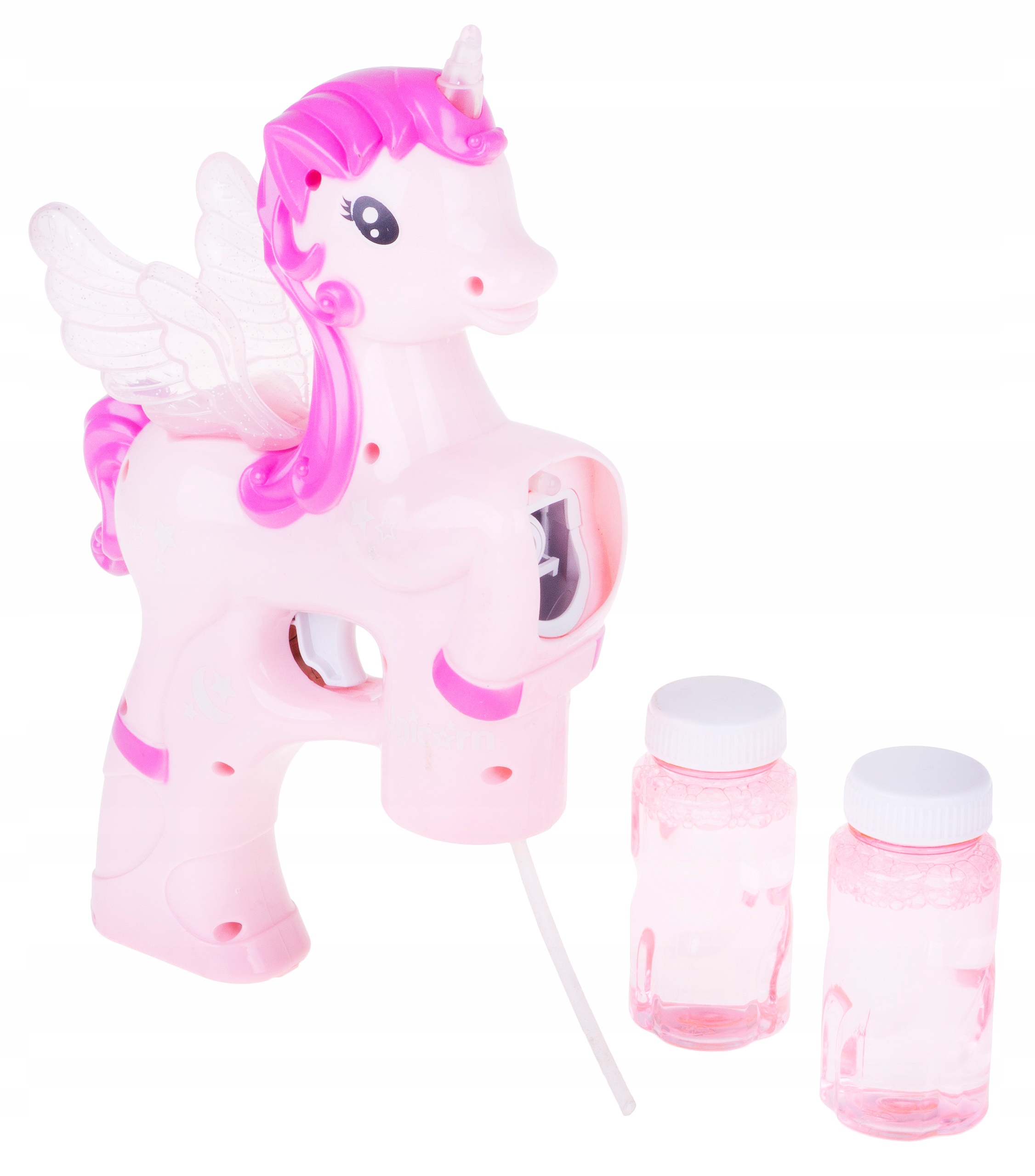 PISTOLET NA BAŃKI MYDLANE JEDNOROŻEC +2 PŁYN RÓŻ