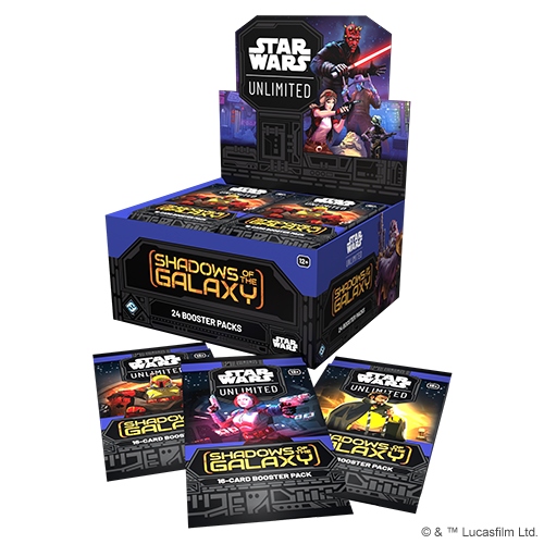 Star Wars: Unlimited - SHADOWS OF THE GALAXY - Booster Box SEALED