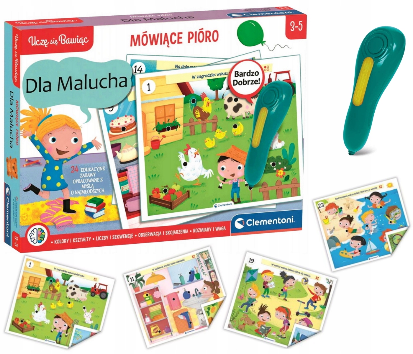 MÓWIĄCE PIÓRO DLA MALUCHA CLEMENTONI Marka Clementoni