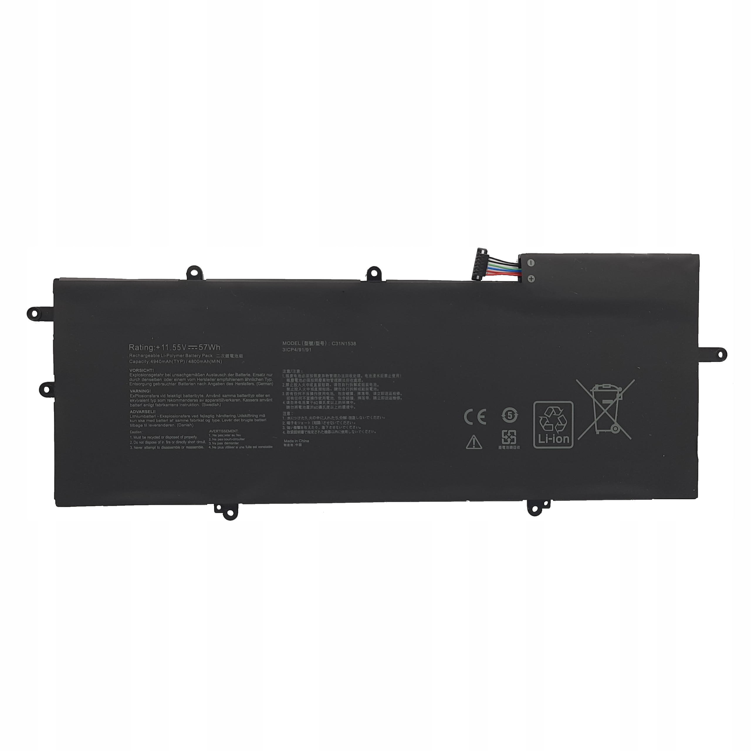 Baterie C31N1538 pro Asus ZenBook Q324UA Q324UAK UX360UA UX306UA UX360UA