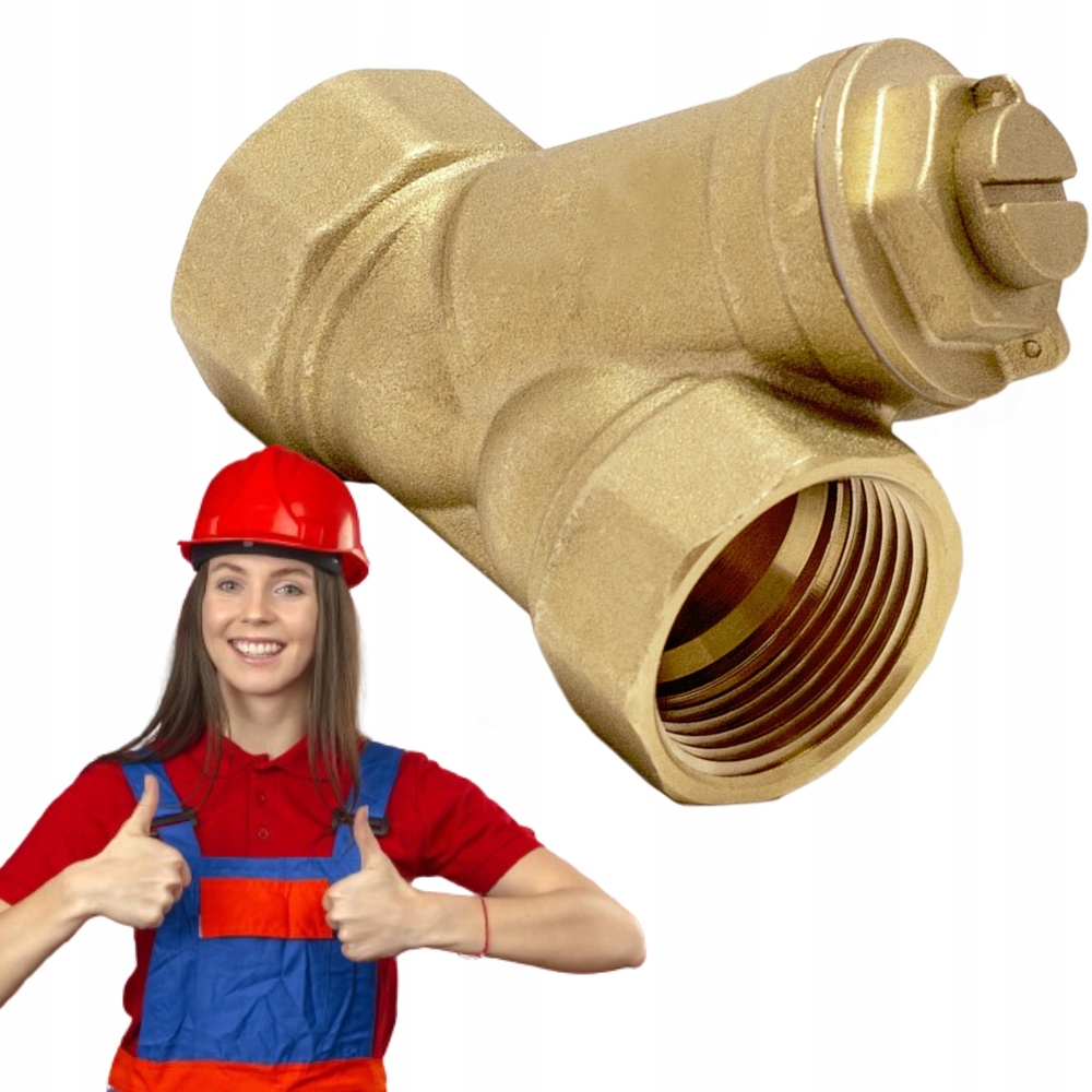 FILTR SIATKOWY SKOŚNY 1/2'' Z WKŁADEM MAGNETYCZNYM