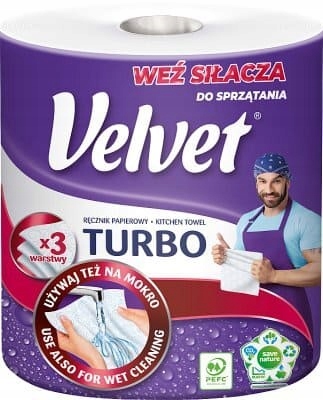 

Velvet ręcznik papierowy Turbo rolka 1 szt.