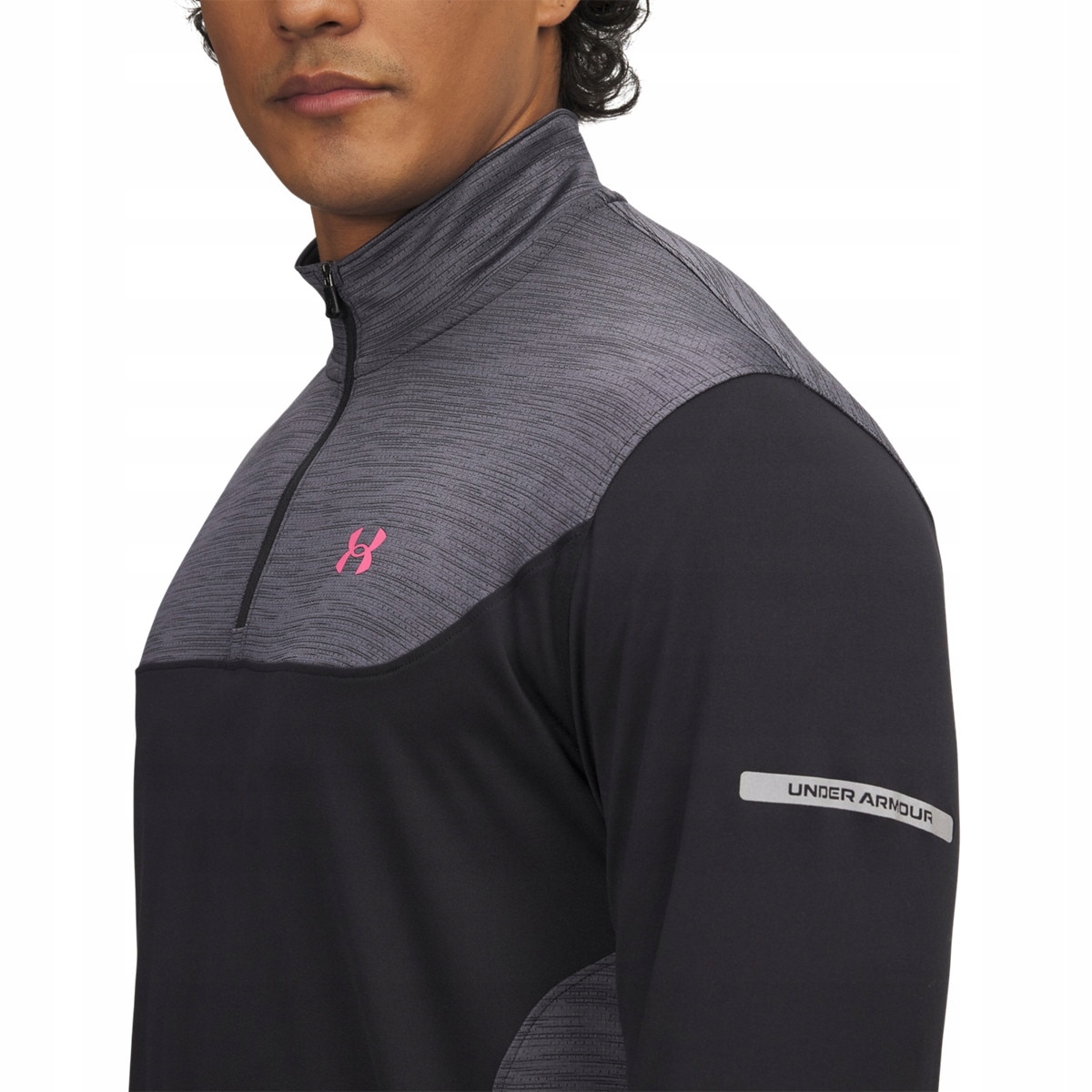Under Armour Pánské tričko Under Armour Ua Tech Utility 1/4 Zip-BLK
