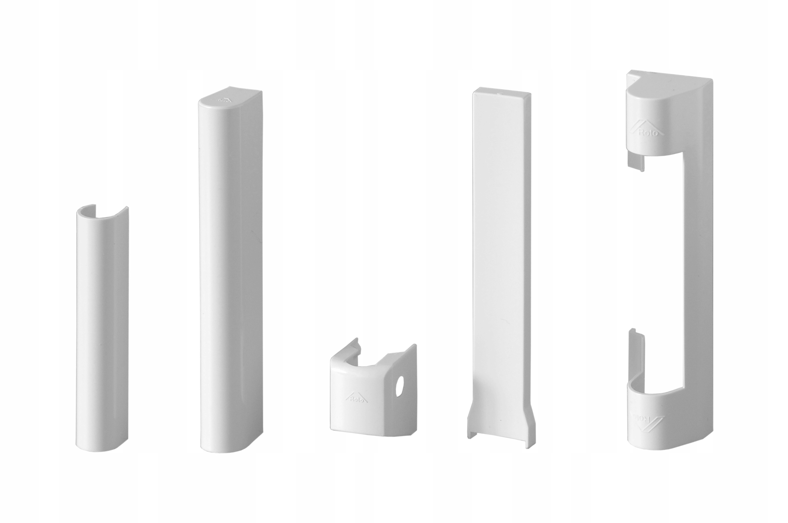 Osłonki ROTO na zawiasy - ROTO NX w kolorze białym R07.2