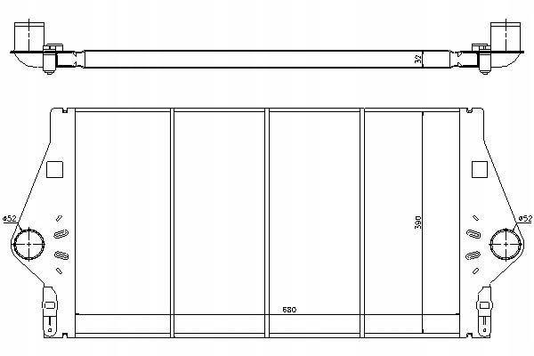 NIS96779 CHŁODNICA POWIETRZA DOLOTOWEGO RENAULT ES Producent części Nissens