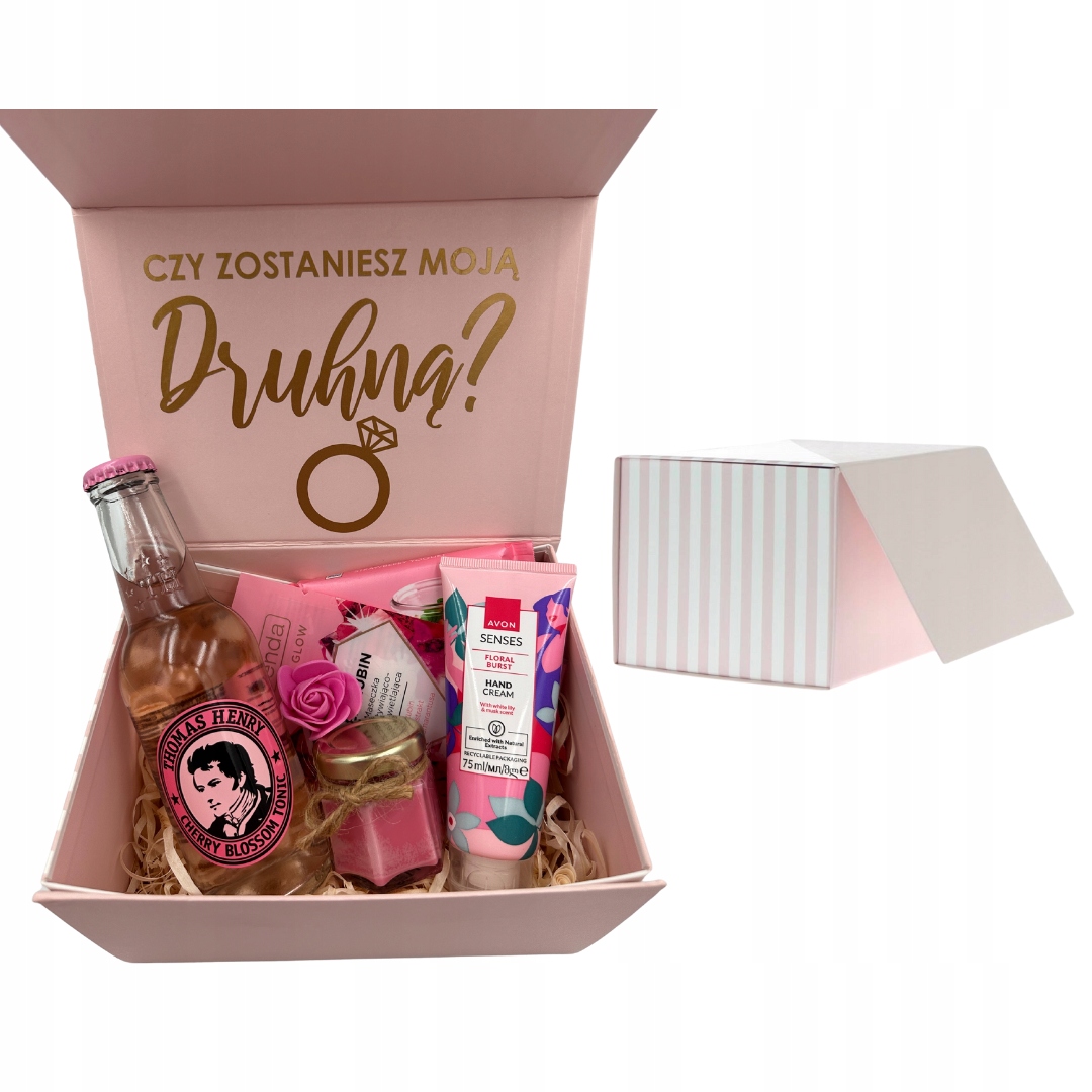 Krabička Box Žádám vás, abyste byla družičkou Svatba Dárek Stanete se mou družičkou?