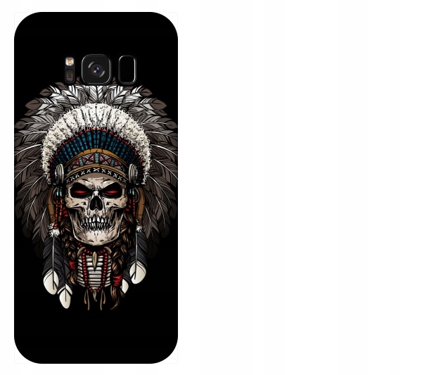 

Etui pokrowiec Samsung Galaxy S8 Indianin czaszka