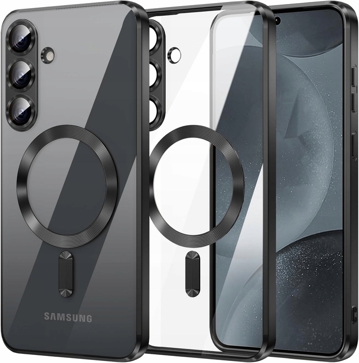 Etui do Samsung Galaxy S26 Wzmacniane Magnetyczne Silikonowe Szkło Odcisk