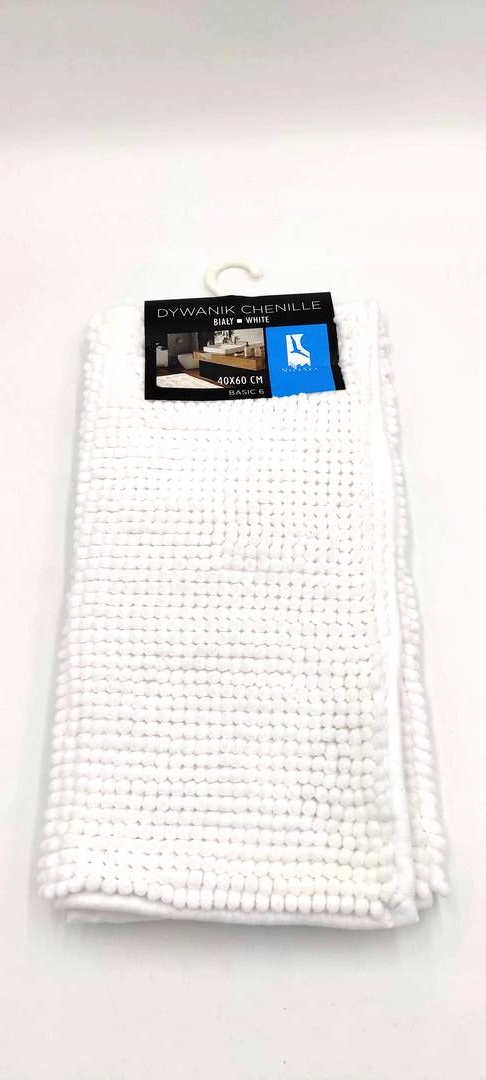 

Basic 6 Dywanik Chenille Bialy