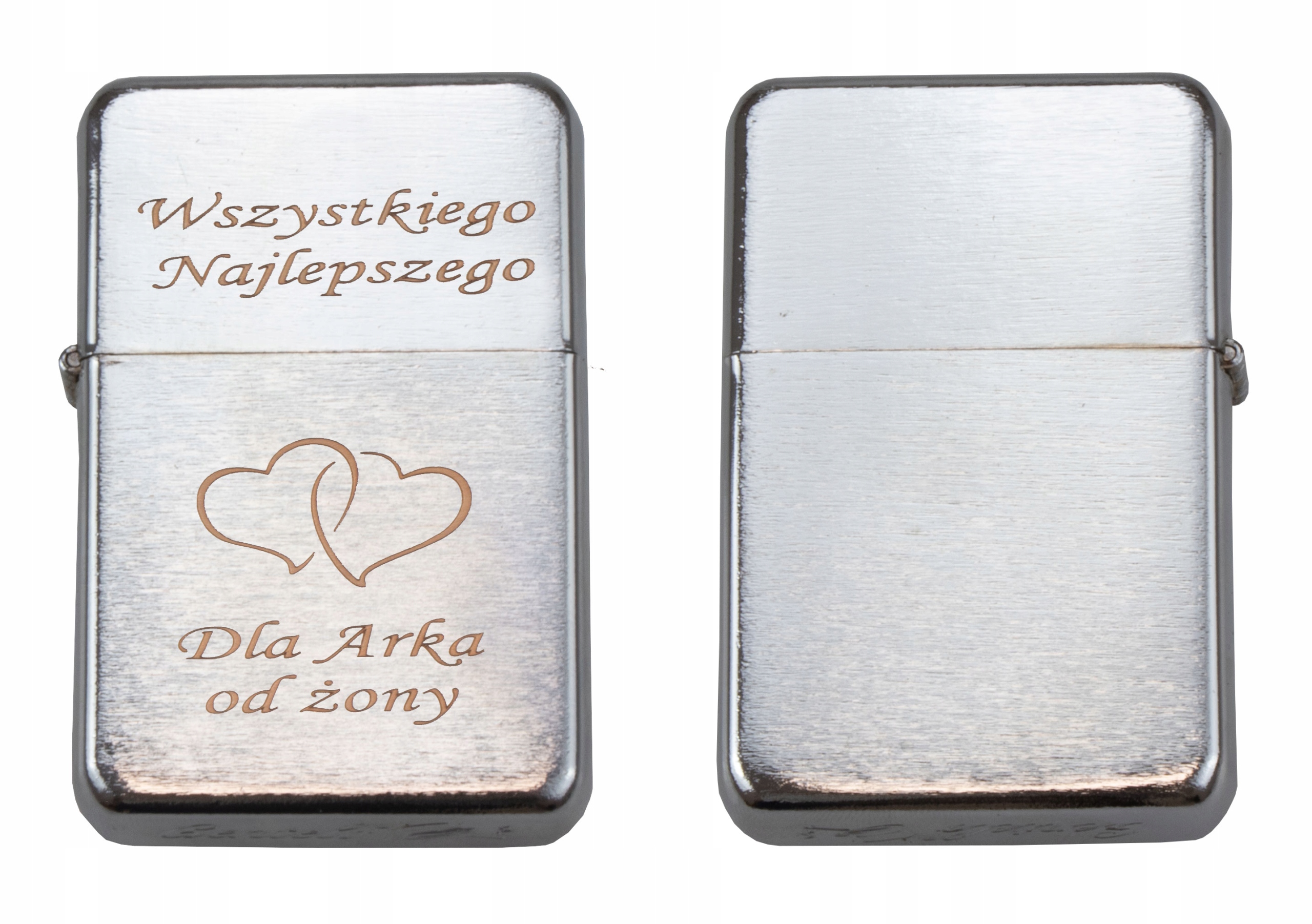 Zapalniczka GRAWER benzynowa LIGHTER zestaw logo Marka Gentelo