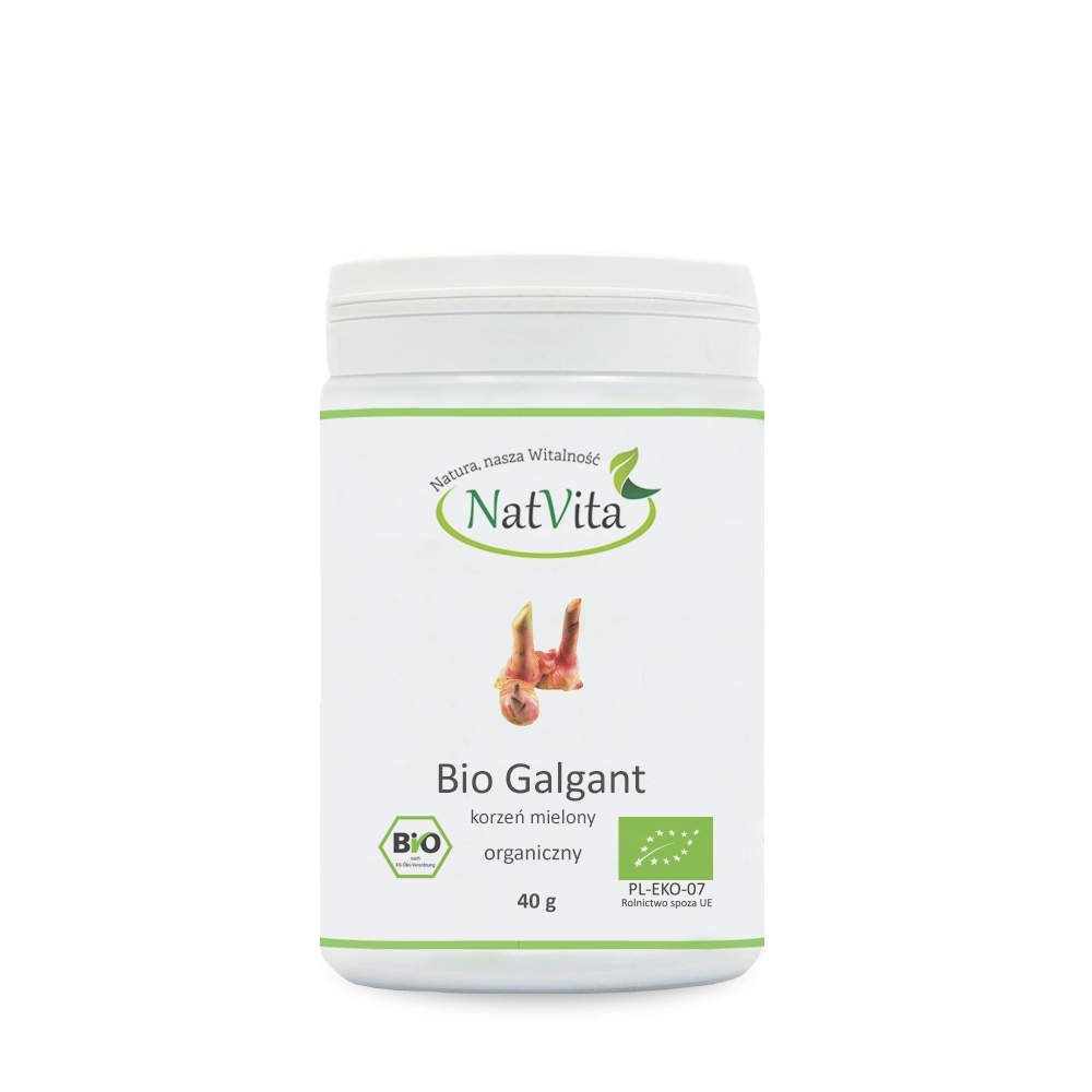 

Galgant Bio korzeń mielony 40g NatVita