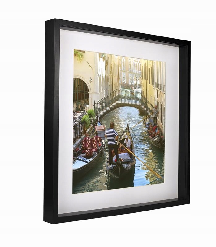 

Ramka Box 3D 50x50 cm na zdjęcia głęboka czarna