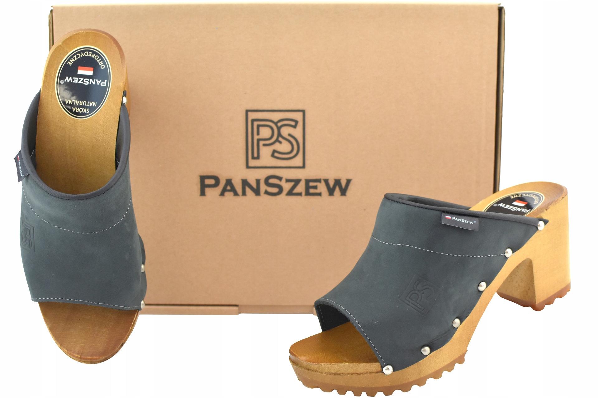 PanSzew MODNE Drewniaki Damskie Na OBCASIE 35-41 Rozmiar 37