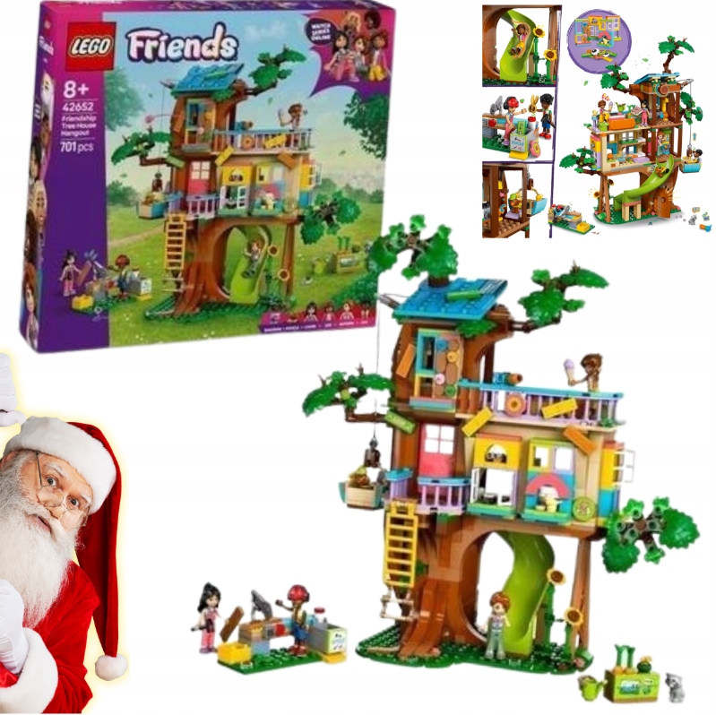 Lego Friends Spotkanie W Domku Na Drzewie Przyjazni Domek Na Drzewie Dom
