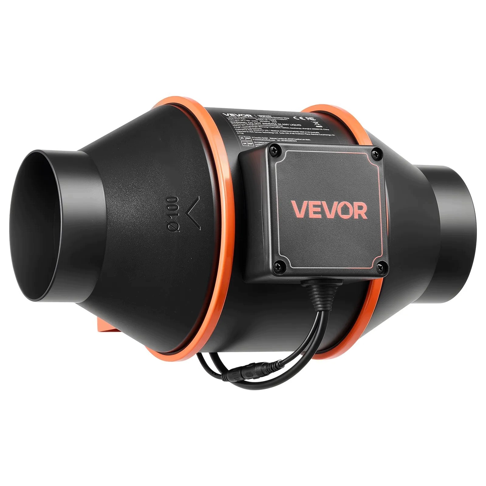 Kanálový ventilátor 101,6 mm 349 m3/h prémiový uhlíkový filter, prevodový motor