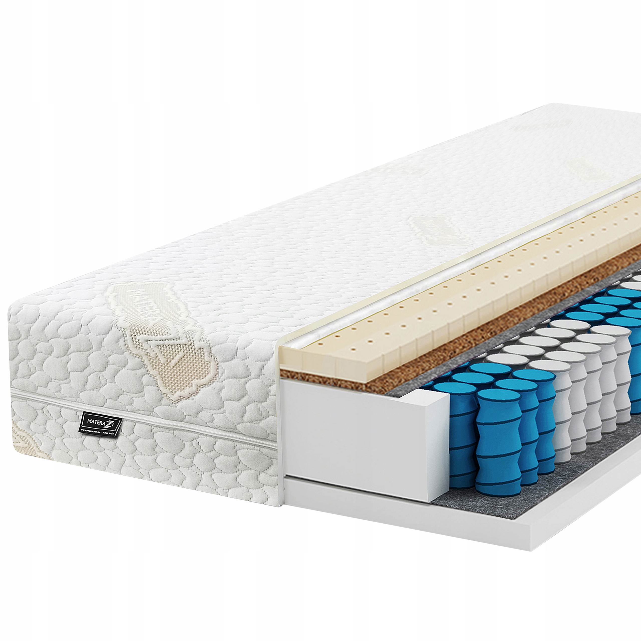 

Materac 180x200 Lux lateks kokos 7 stref Natural