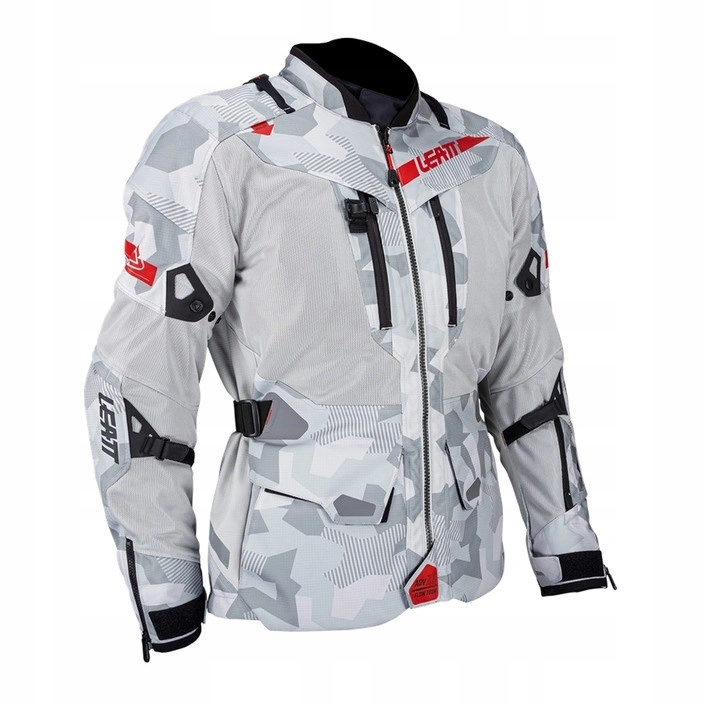 Textilná motocyklová bunda Leatt Adv Flowtour 7.5 Steel šedá Darčeky