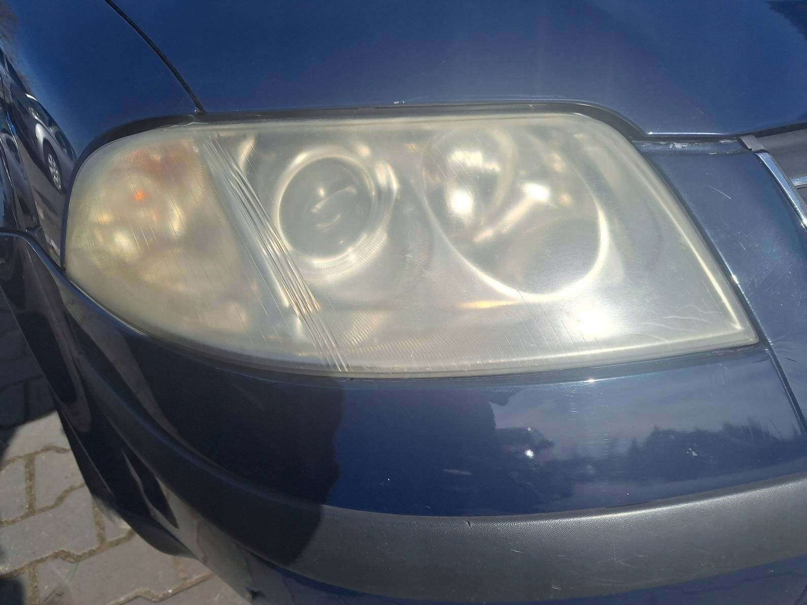 complete front VOLKSWAGEN PASSAT B5 FL LA5E bonnet bumper fenders lights
