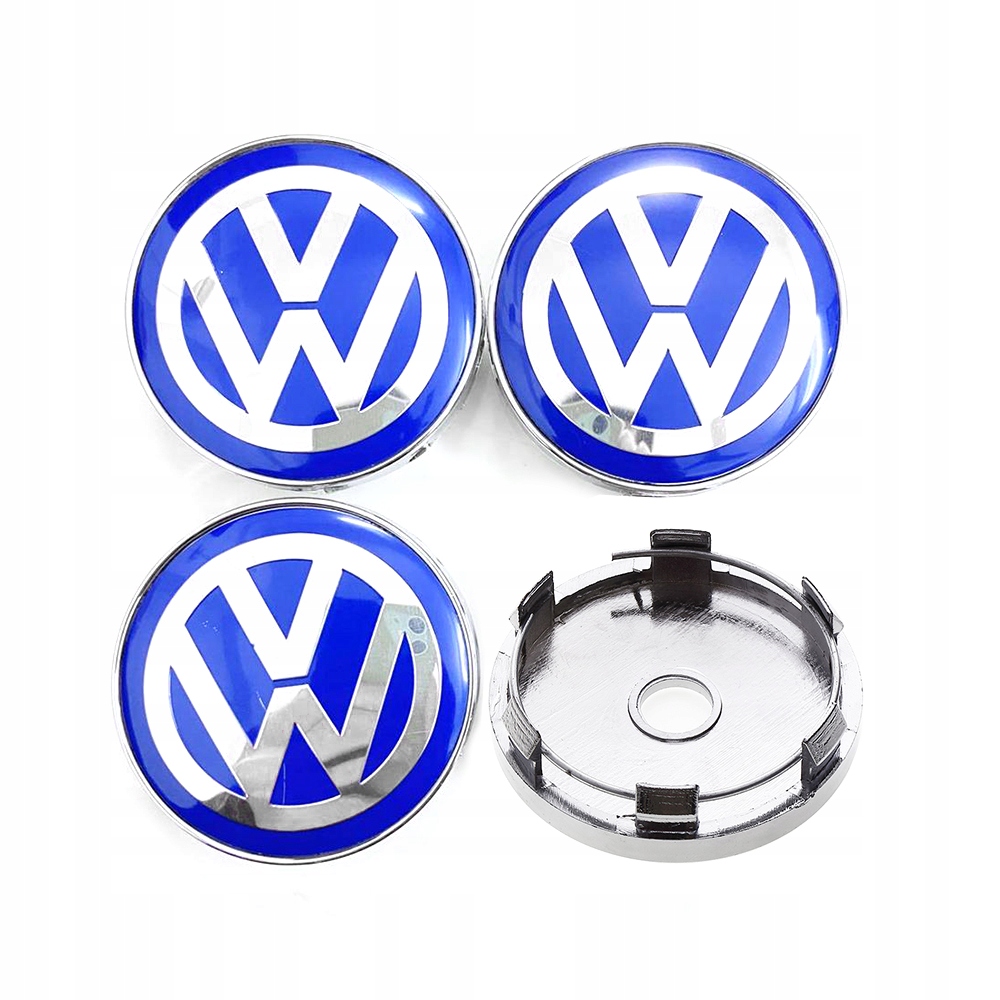 

4x Kapsel Volkswagen 60mm Dekielki Do Felg 4SZT #1