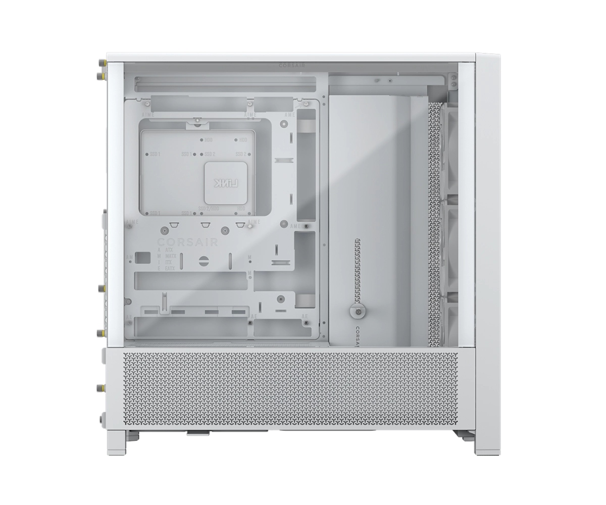 Corsair FRAME 4000D RS Mid-Tower, White — 6