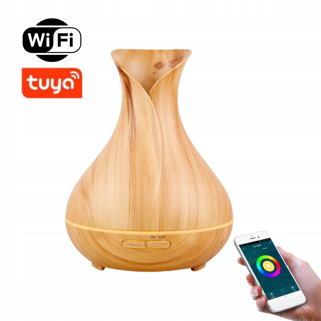 Dituo Smart aroma difuzér D1 světle hnědé dřevo