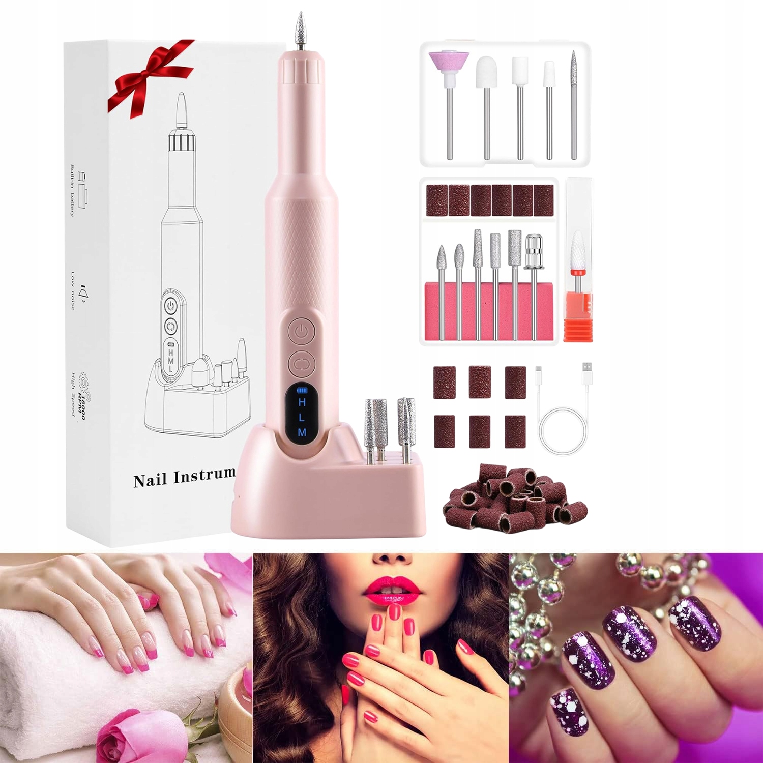 Elektrický Frézovač Na Nehty Profesionální Pilník Na Nehty