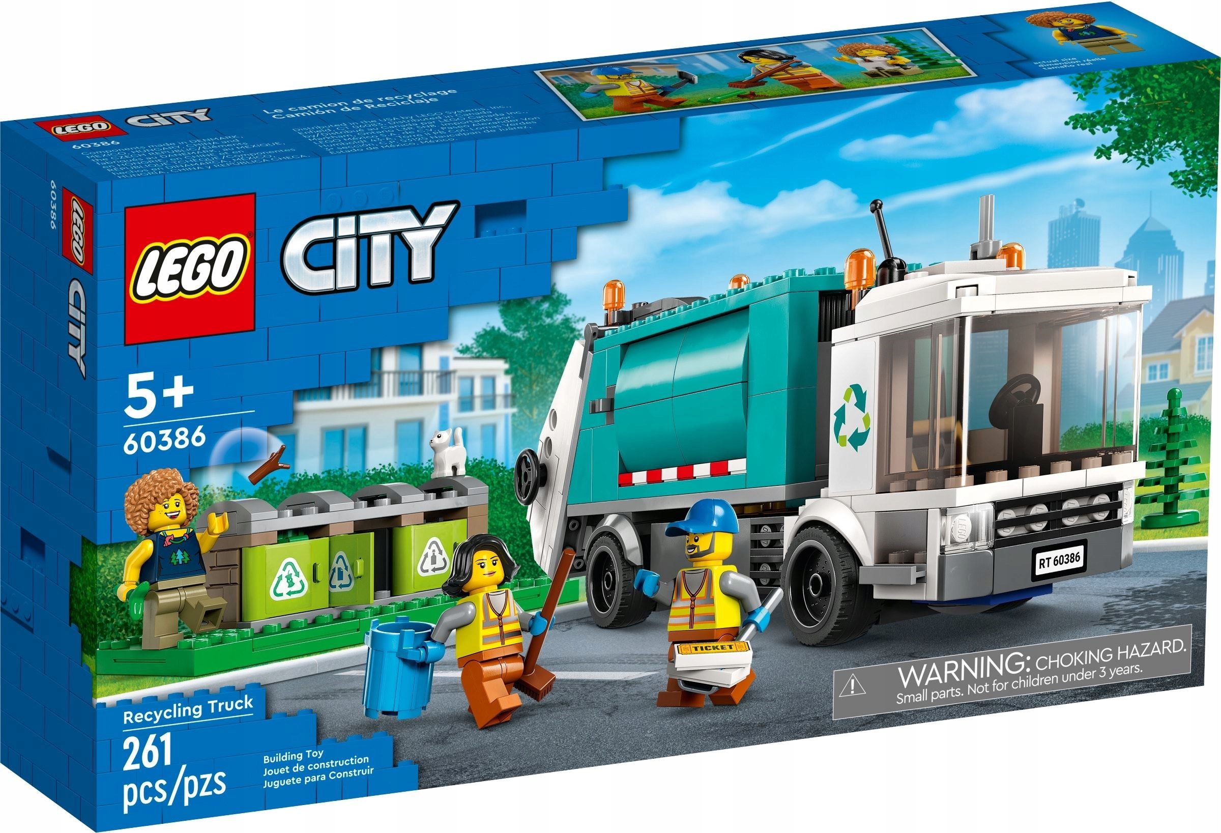 

Lego City Ciężarówka recyklingowa 60386