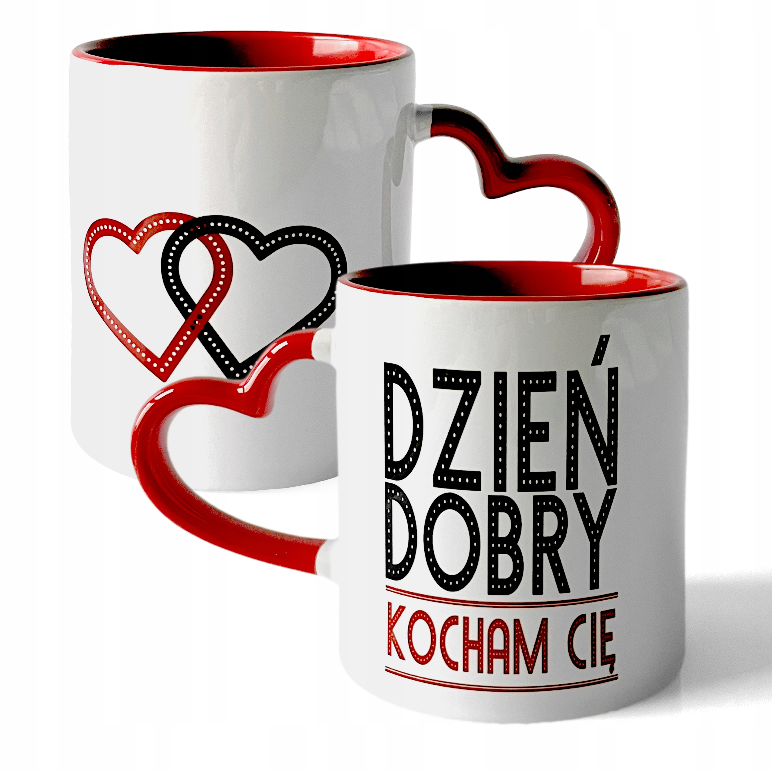 KUBEK ESSENTIA DZIEŃ DOBRY, KOCHAM CIĘ NA WALENTYNKI DZIEŃ KOBIET