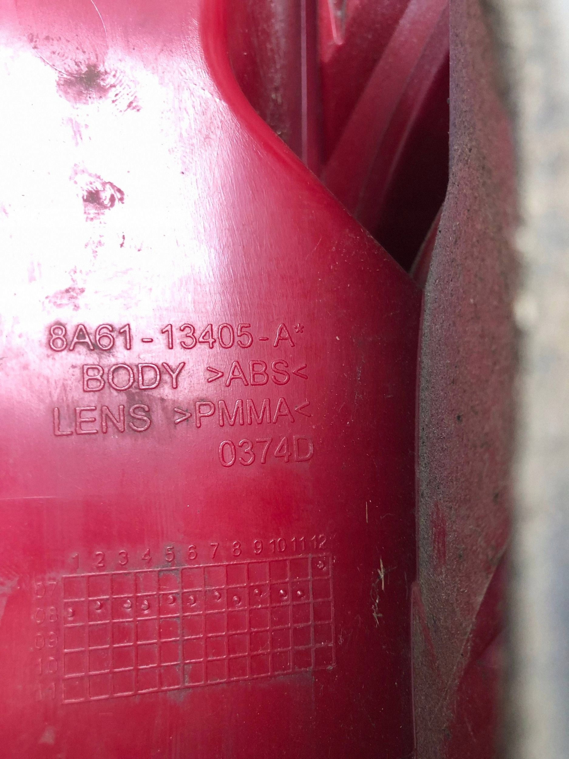 light left rear part FORD FIESTA MK7 8A61-13405-A