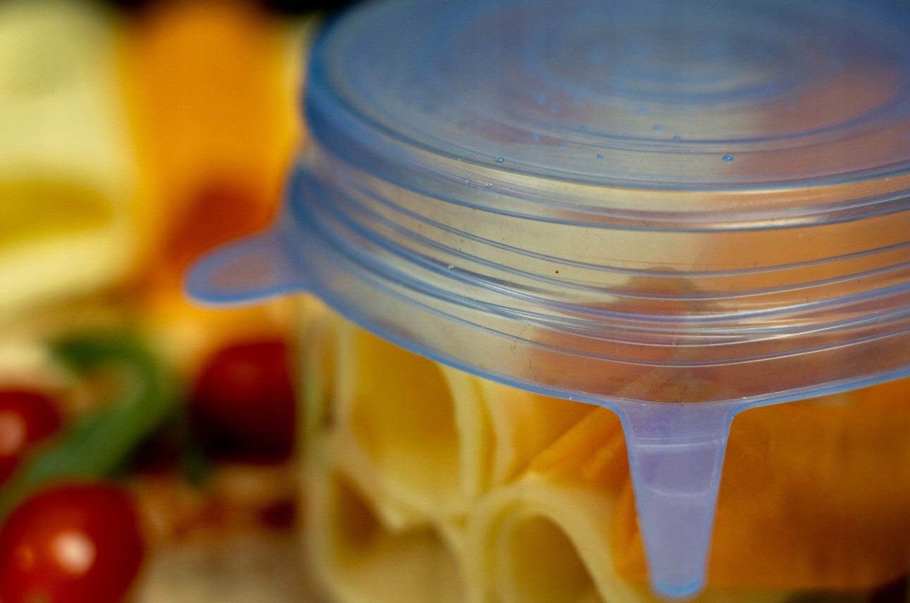 POKRYWKI SILIKONOWE UNIWERSALNE DO ŻYWNOŚCI 6SZT Linia silikonowe pokrywki