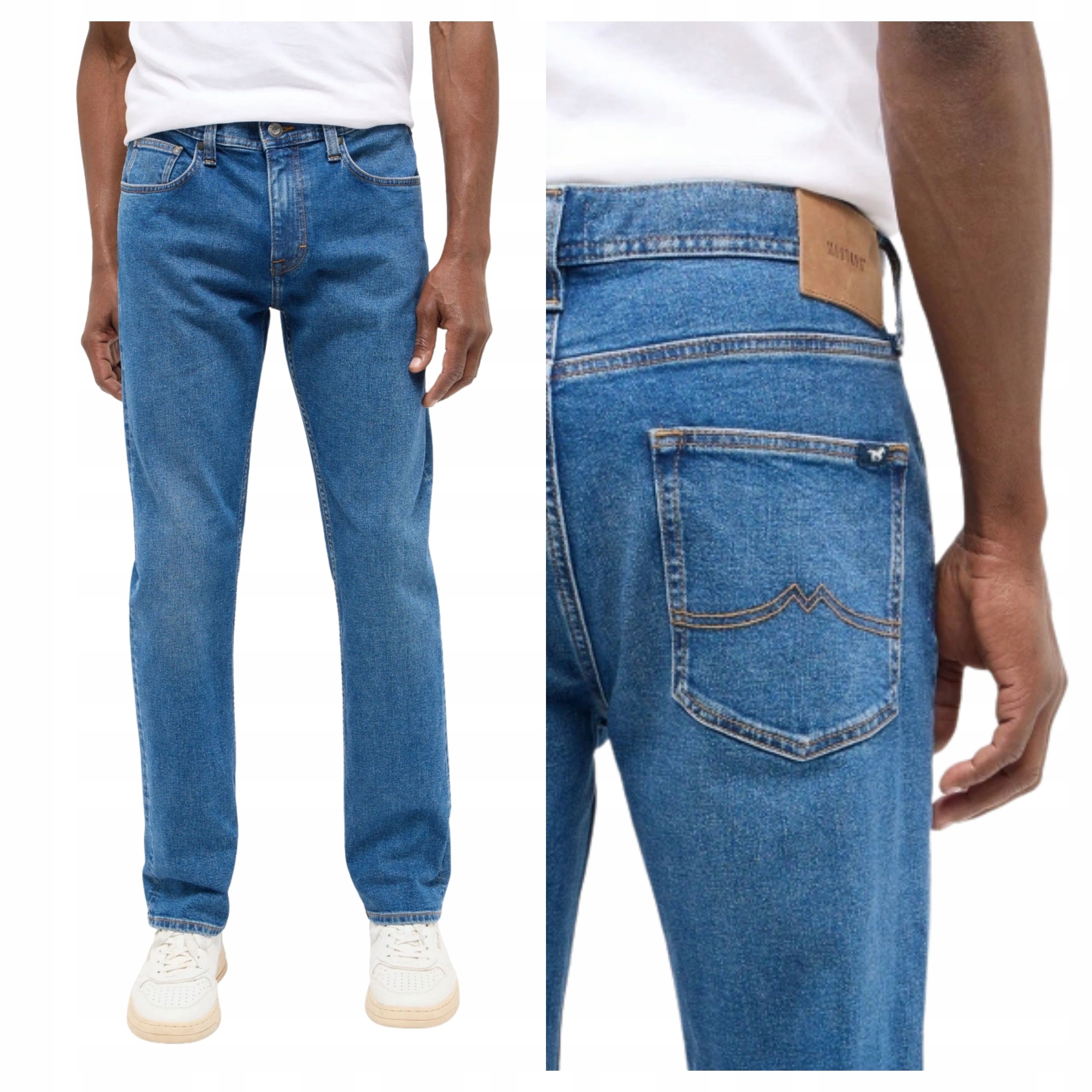 Pánské džínové kalhoty Mustang Orlando Slim Modré Denim W32 L32