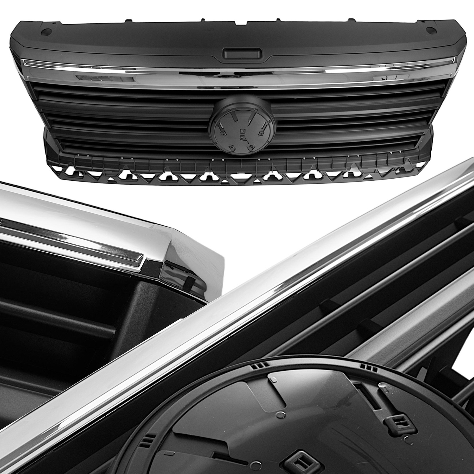 Přední atrapa Grill Kratka s chromovanou lištou Vw Volkswagen Crafter 18-
