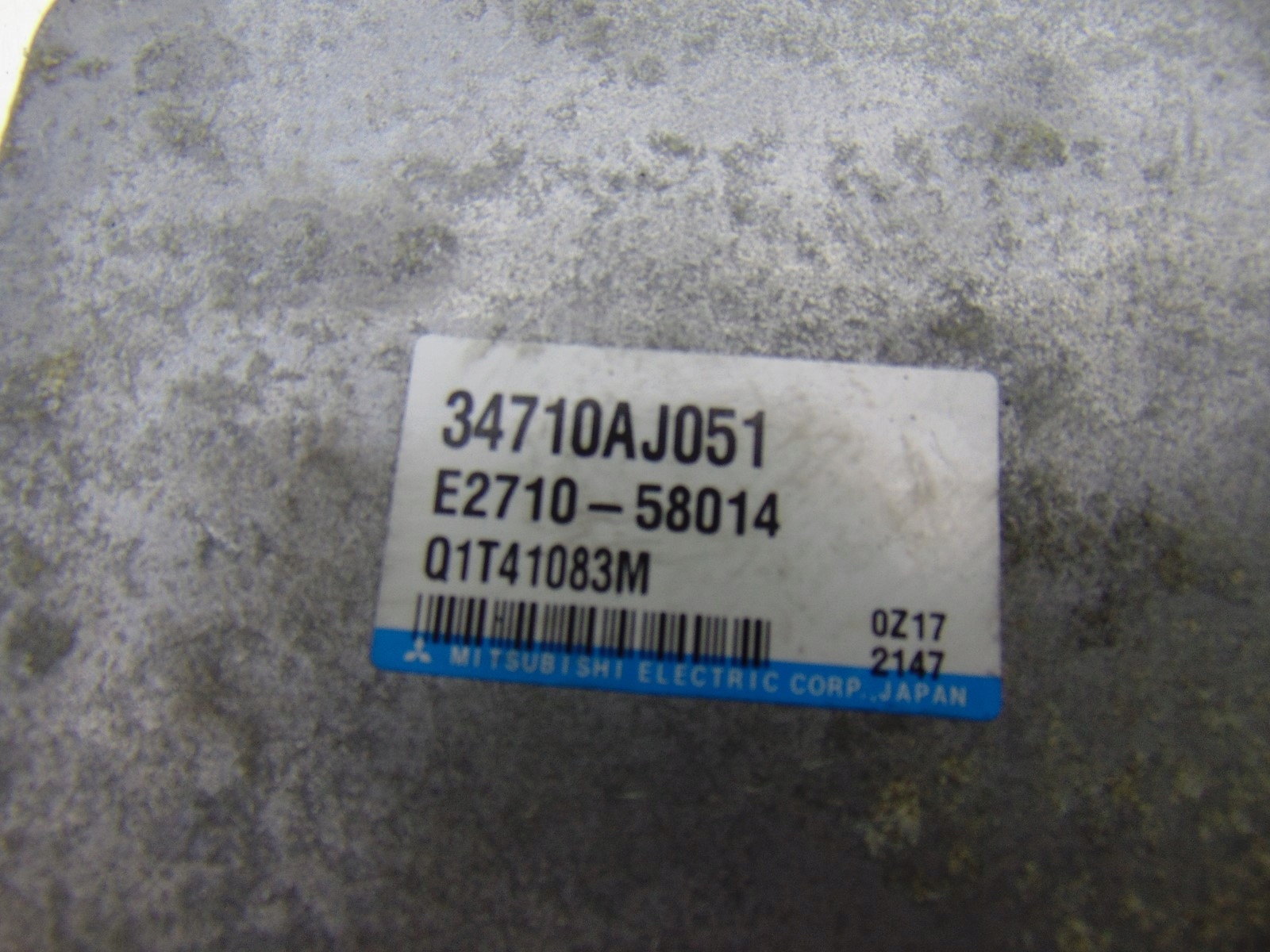 control unit module SUBARU LEGACY V 09- E2710-58014