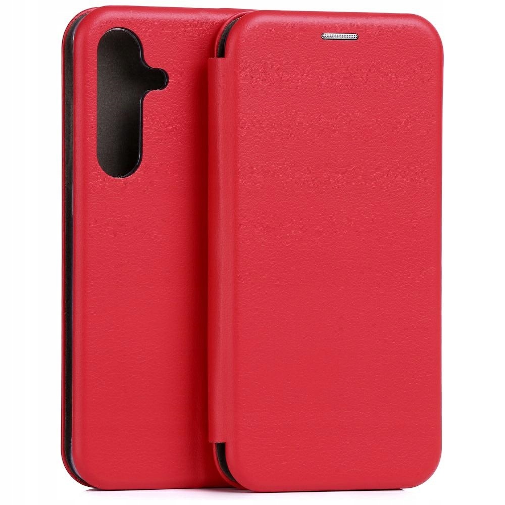 Etui Beline Book Magnetic do Samsung Galaxy S25 Fe czerwony