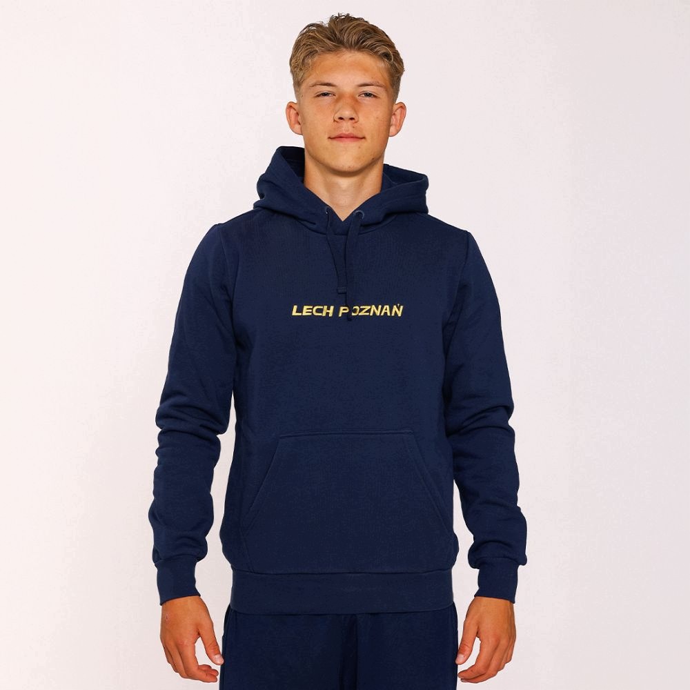 Bluza Macron Lech Poznań Granatowa Fan Line r. M