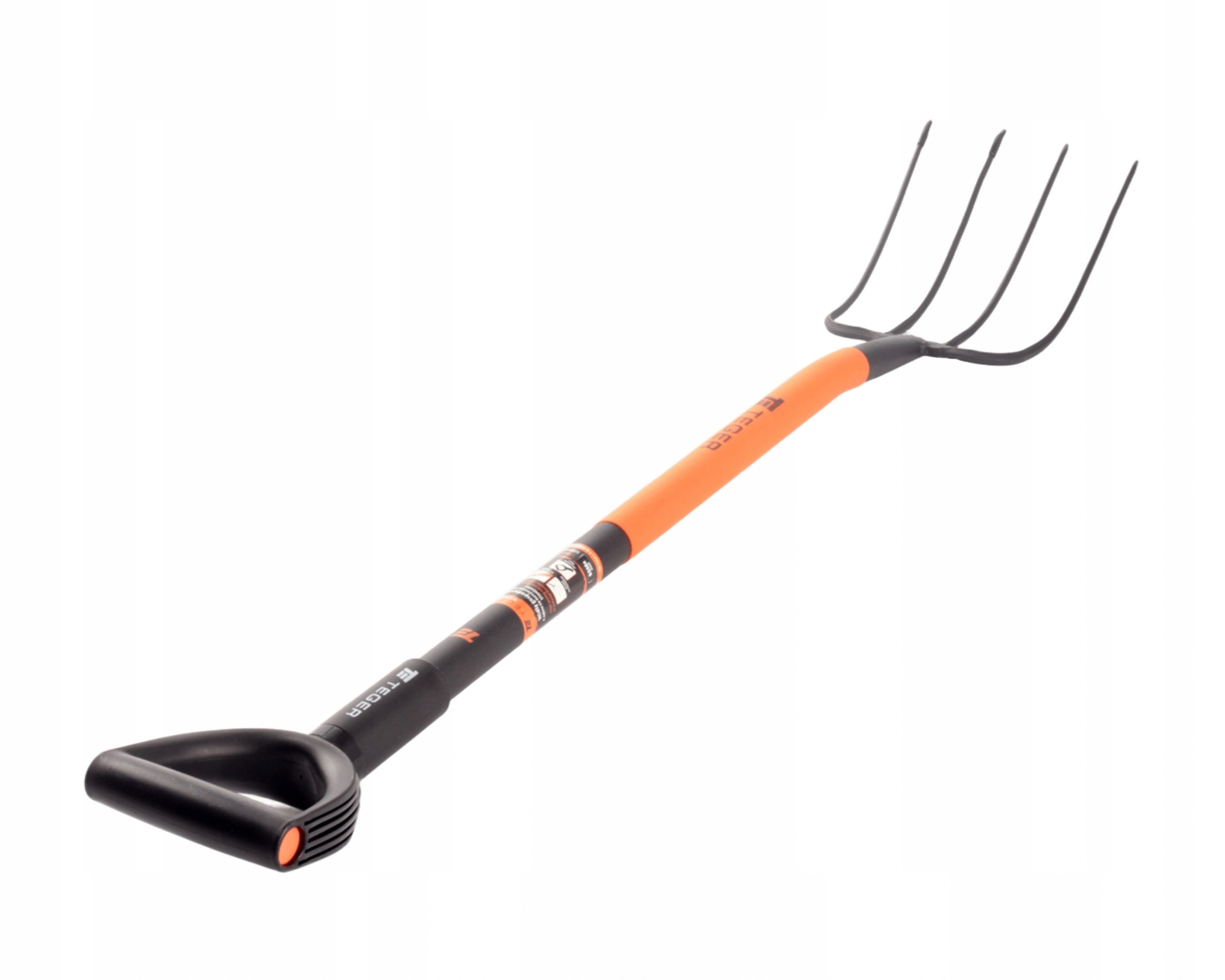 Ekonomické 4-zubé vidle na kovové násadě Standard, délka 1250 mm Teger