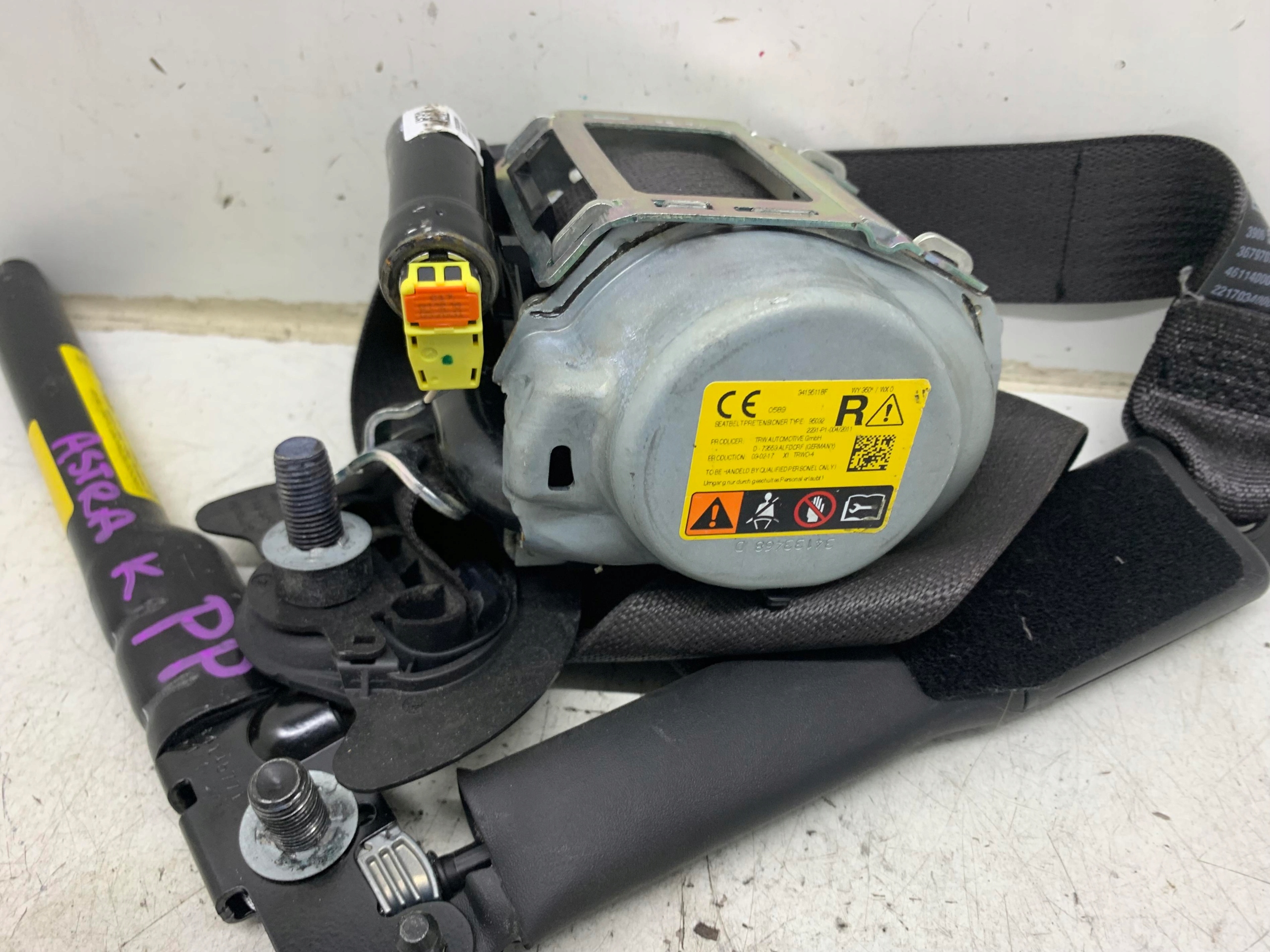 Gurten Sicherheits Spanner rechts vorne OPEL ASTRA K HB 15-19